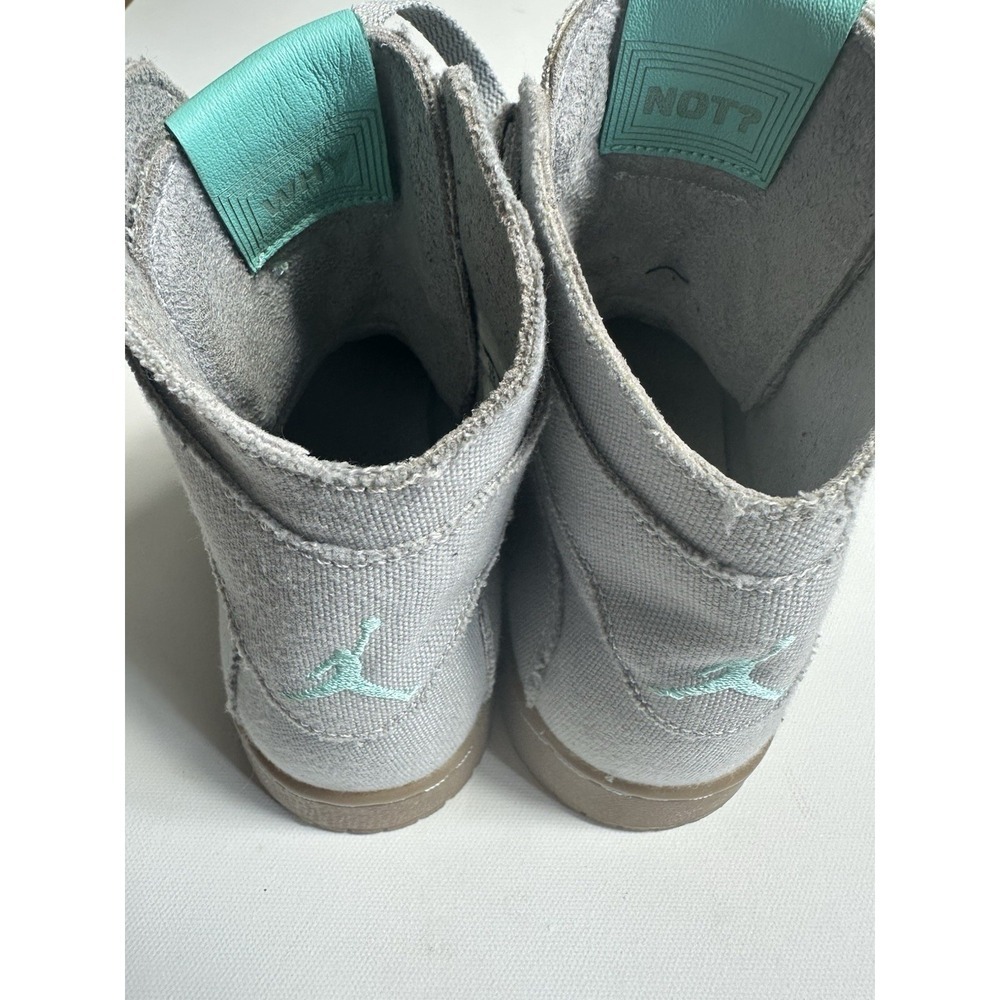 Nike Air Jordan Why Not Zer0.2 Grey Teal Pink 7Y Women 8.5 Basketball Shoes - Picture 5 of 8